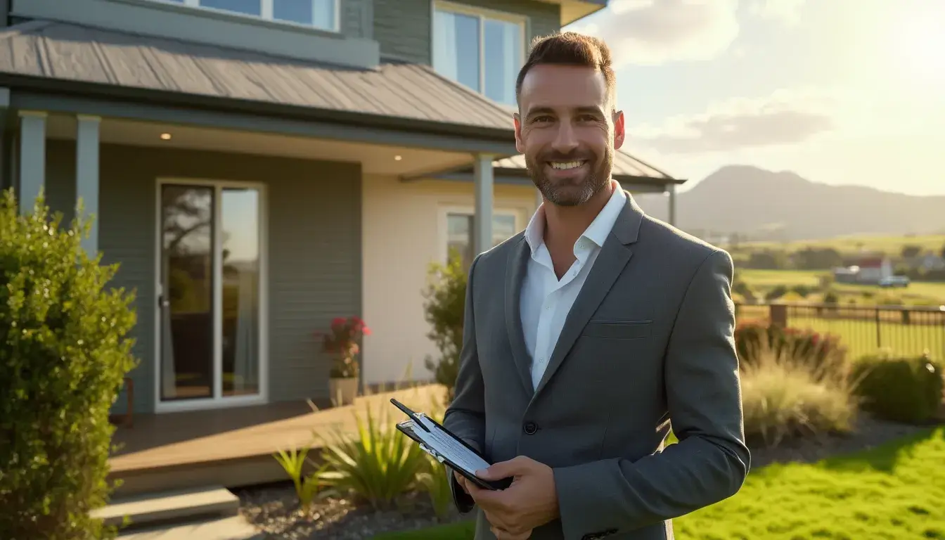 professional-plumber-consulting-with-property-manager-in-kapiti-about-rental-property-maintenance