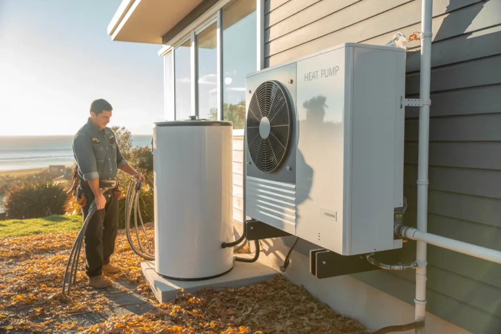 heat-pump-hot-water-system-kapiti-coast-energy-efficiency-autumn-upgrade-professional